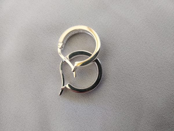 Arracadas De Plata Fina .925 Con Zirconia - Imagen 2